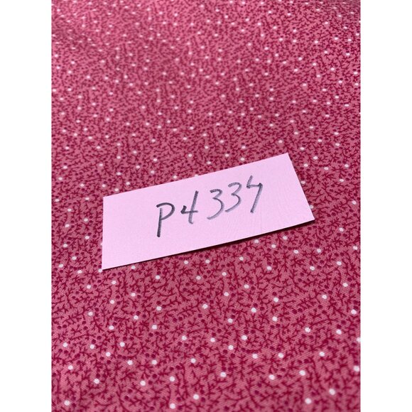 Pink & White Polka Dot Cotton Fabric 1/2 yard x 42" wide Quilting Sewing Crafts - Picture 4 of 4